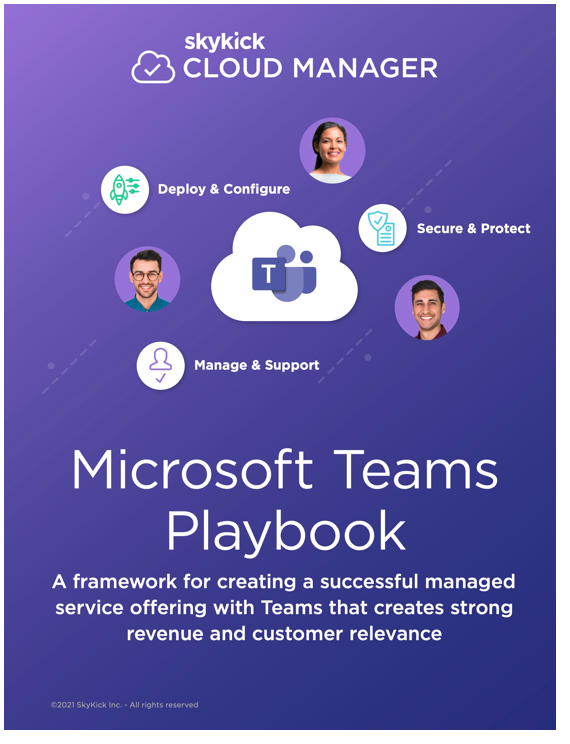 Cloud Manager Microsoft Teams Playbook cover